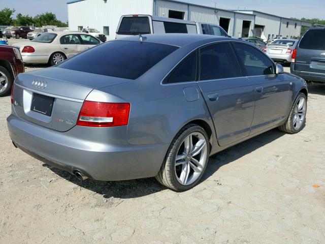 WAUDH74F27N007107 - 2007 AUDI A6 3.2 QUA SILVER photo 4