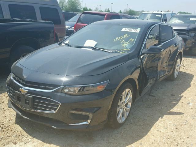 1G1ZH5SX6HF114383 - 2017 CHEVROLET MALIBU PRE BLACK photo 2