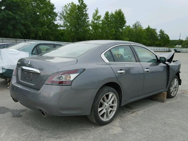 1N4AA5AP0EC496889 - 2014 NISSAN MAXIMA S GRAY photo 4