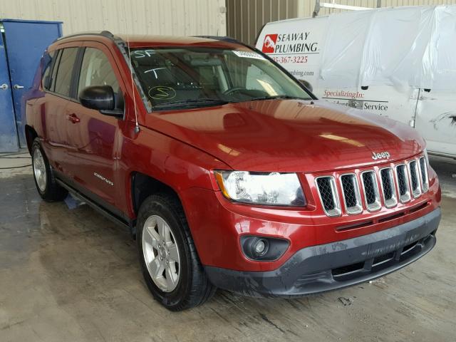 1C4NJCBA8FD218859 - 2015 JEEP COMPASS SP RED photo 1
