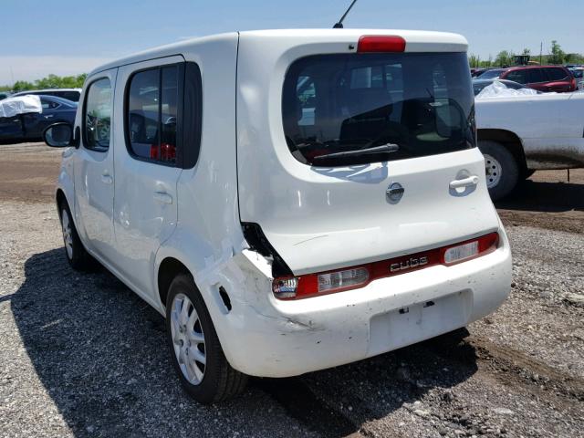 JN8AZ2KR4AT157696 - 2010 NISSAN CUBE BASE WHITE photo 3