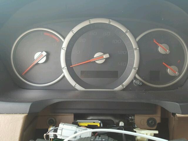 5FNYF18127B004826 - 2007 HONDA PILOT BLACK photo 8