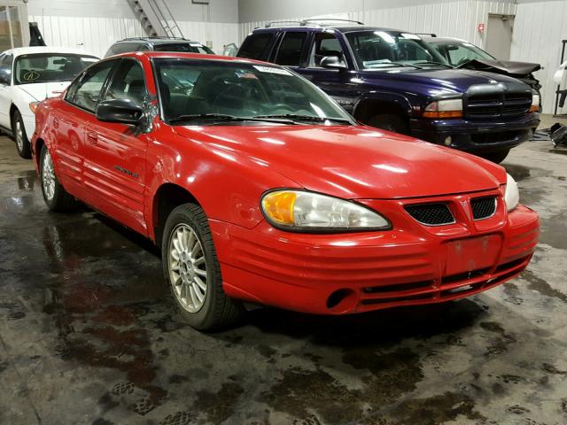 1G2NF52TX1M516695 - 2001 PONTIAC GRAND AM S RED photo 1