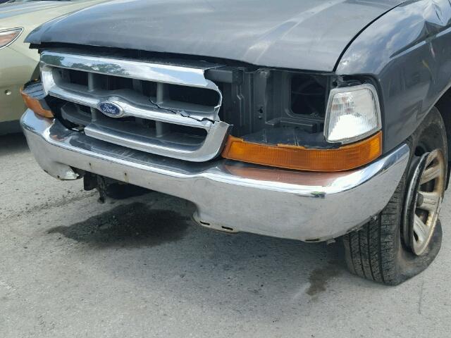 1FTYR10V7XUB21895 - 1999 FORD RANGER GRAY photo 9