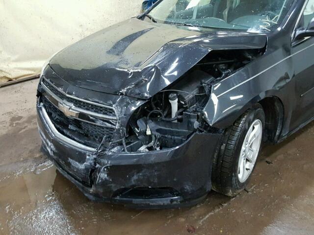 1G11B5SA0DF284338 - 2013 CHEVROLET MALIBU LS BLACK photo 9