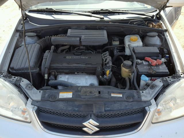 KL5JJ56Z26K279474 - 2006 SUZUKI FORENZA PR SILVER photo 7