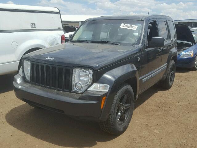 1J8GN28KX9W502356 - 2009 JEEP LIBERTY SP BLACK photo 2