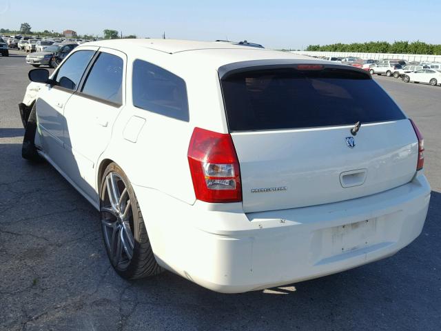 2D4FV47T46H174132 - 2006 DODGE MAGNUM SE WHITE photo 3