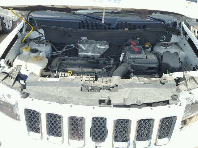 1C4NJCBA4FD397272 - 2015 JEEP COMPASS SP WHITE photo 7