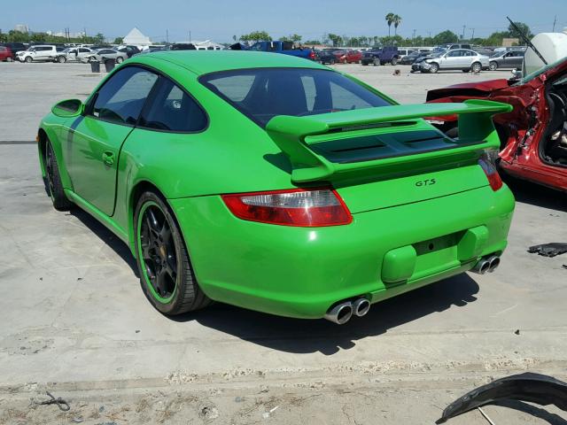 WP0AB29997S732833 - 2007 PORSCHE 911 CARRER GREEN photo 3