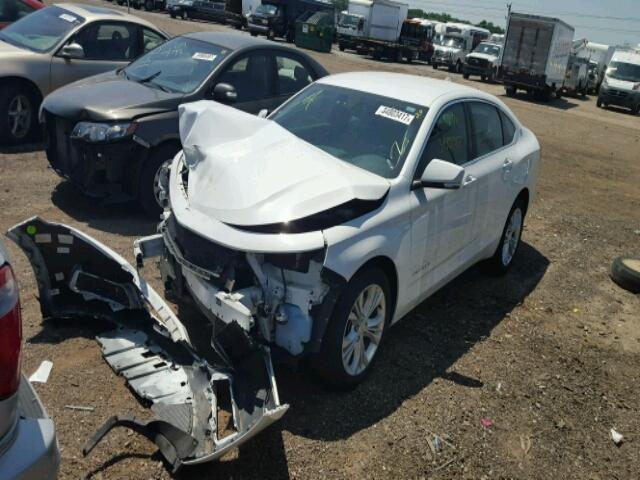 2G1115SLXE9109853 - 2014 CHEVROLET IMPALA WHITE photo 2