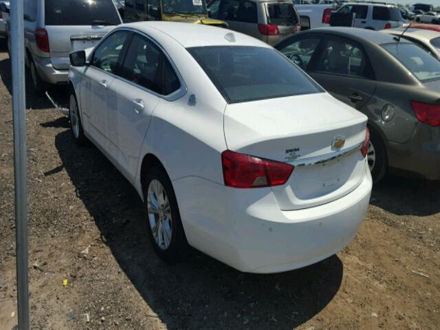 2G1115SLXE9109853 - 2014 CHEVROLET IMPALA WHITE photo 3