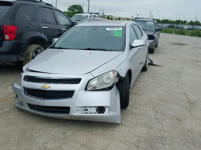 1G1ZD5E0XCF164495 - 2012 CHEVROLET MALIBU 2LT SILVER photo 2