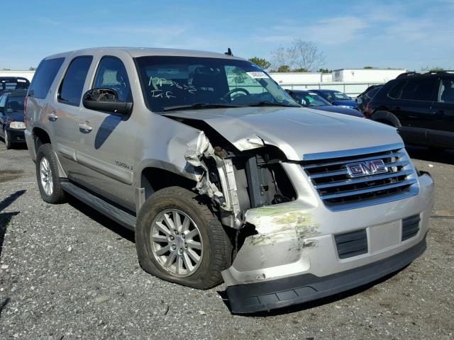 1GKFK135X8R273234 - 2008 GMC YUKON HYBR GRAY photo 1