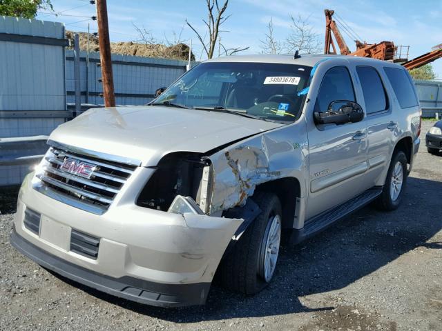 1GKFK135X8R273234 - 2008 GMC YUKON HYBR GRAY photo 2