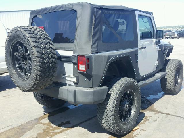 1J4GA2D11BL564763 - 2011 JEEP WRANGLER S SILVER photo 4
