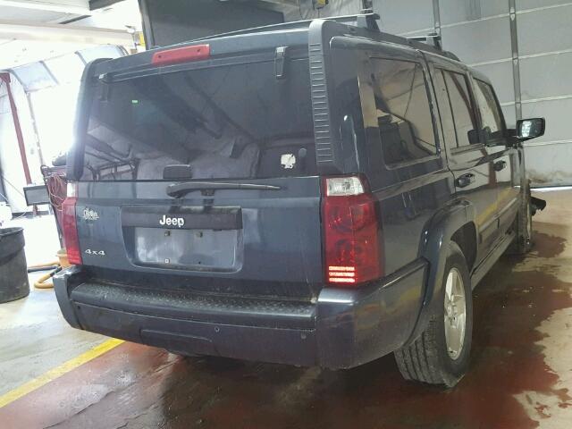 1J8HG48K37C562889 - 2007 JEEP COMMANDER GRAY photo 4