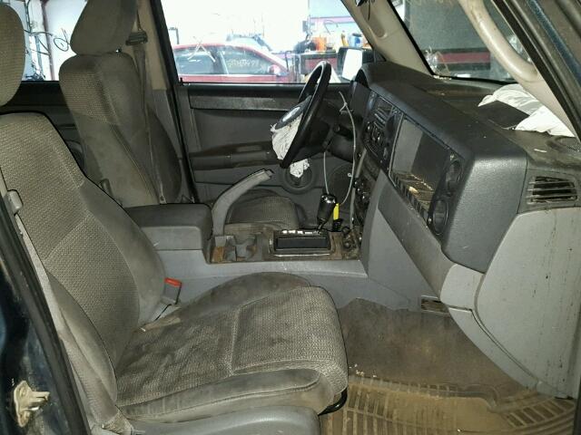 1J8HG48K37C562889 - 2007 JEEP COMMANDER GRAY photo 5