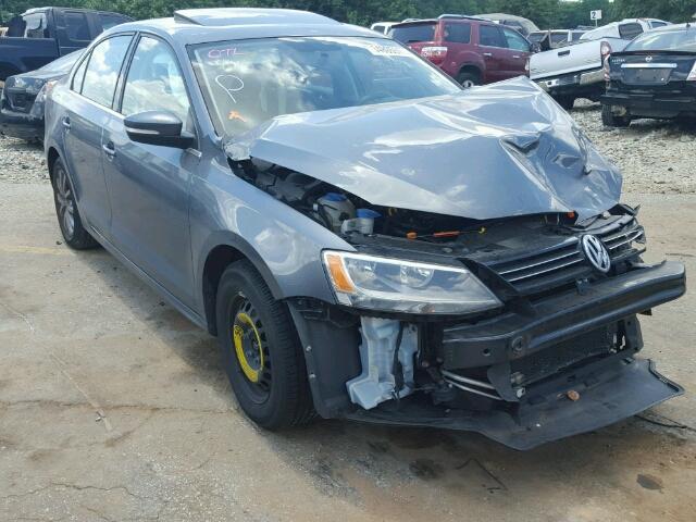 3VWD17AJ3EM373145 - 2014 VOLKSWAGEN JETTA SE GRAY photo 1