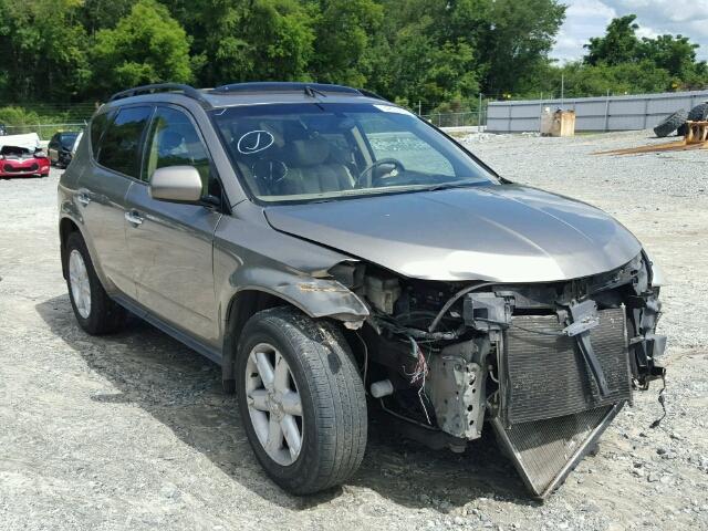 JN8AZ08T63W106239 - 2003 NISSAN MURANO SL TAN photo 1