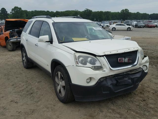 1GKLVMED4AJ180648 - 2010 GMC ACADIA SLT თეთრი ფოტო 1