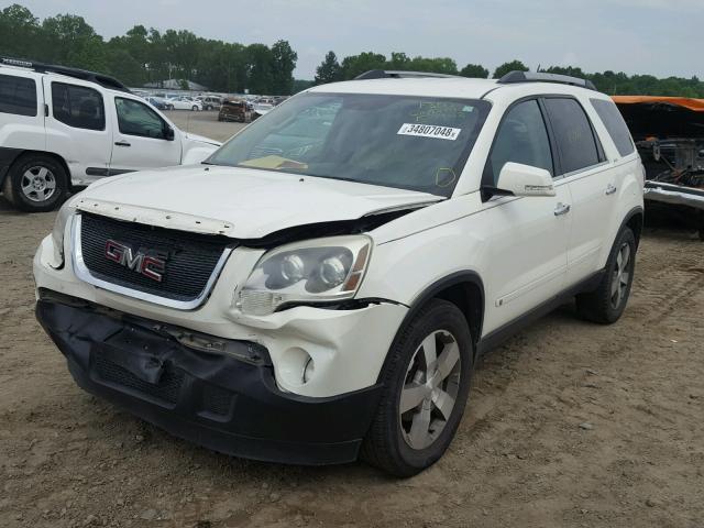 1GKLVMED4AJ180648 - 2010 GMC ACADIA SLT თეთრი ფოტო 2