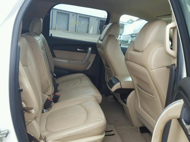 1GKLVMED4AJ180648 - 2010 GMC ACADIA SLT თეთრი ფოტო 6