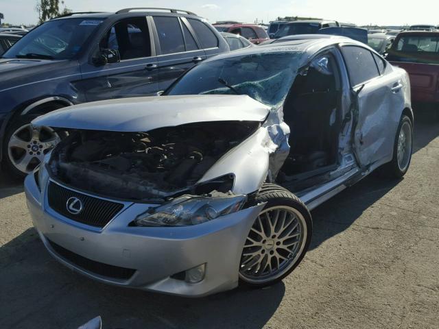 JTHBK262982068822 - 2008 LEXUS IS 250 SILVER photo 2