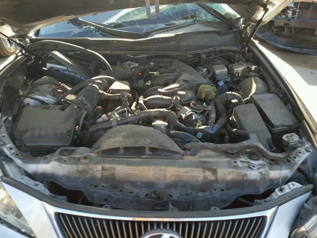 JTHBK262982068822 - 2008 LEXUS IS 250 SILVER photo 7