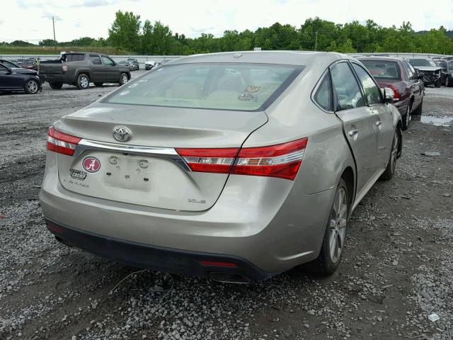 4T1BK1EB2EU093232 - 2014 TOYOTA AVALON BAS BEIGE photo 4