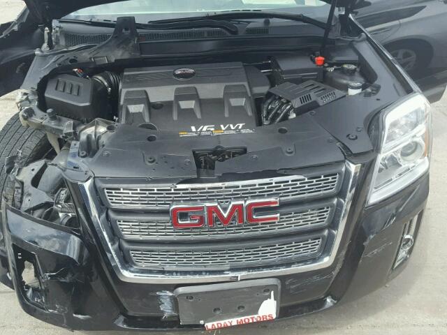 2GKFLXE30D6167120 - 2013 GMC TERRAIN BLACK photo 7