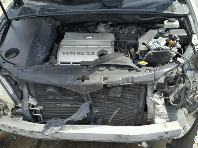 2T2GA31U85C032539 - 2005 LEXUS RX SILVER photo 7