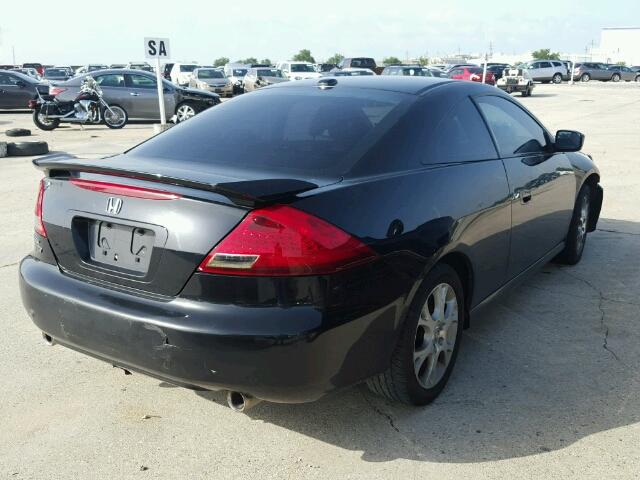 1HGCM82606A000425 - 2006 HONDA ACCORD EX BLACK photo 4