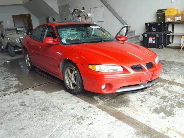 1G2WP52K11F178519 - 2001 PONTIAC GRAND PRIX RED photo 1