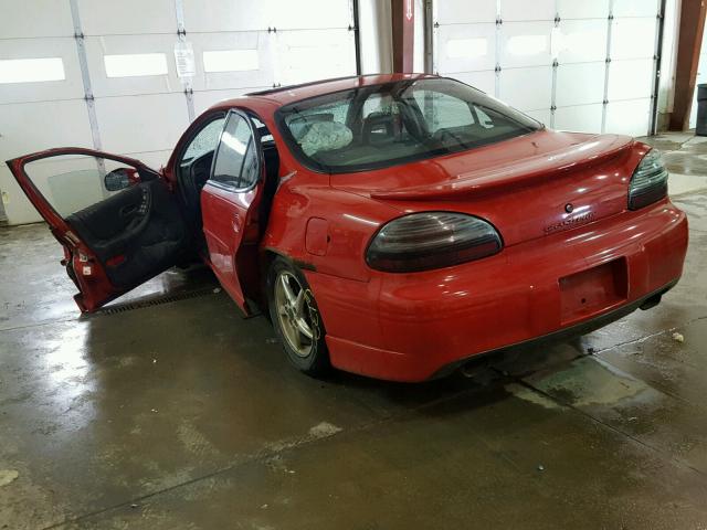 1G2WP52K11F178519 - 2001 PONTIAC GRAND PRIX RED photo 3