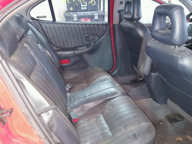 1G2WP52K11F178519 - 2001 PONTIAC GRAND PRIX RED photo 6