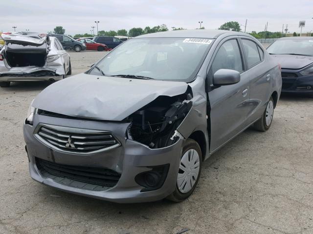 ML32F3FJ5JHF03718 - 2018 MITSUBISHI MIRAGE G4 SILVER photo 2