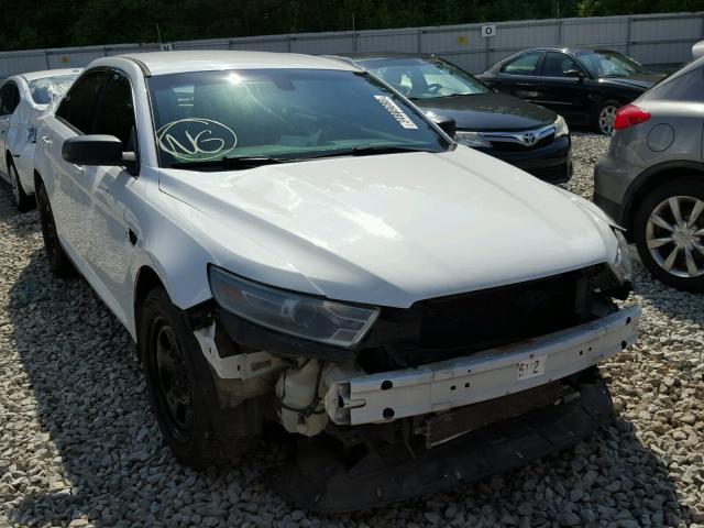 1FAHP2MK5EG153659 - 2014 FORD TAURUS POL WHITE photo 1