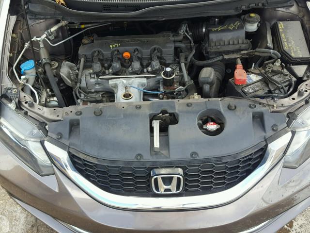 19XFB2F91EE009861 - 2014 HONDA CIVIC EXL BEIGE photo 7