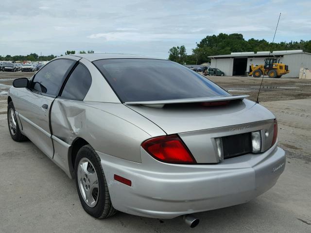 3G2JB12F25S145180 - 2005 PONTIAC SUNFIRE GRAY photo 3