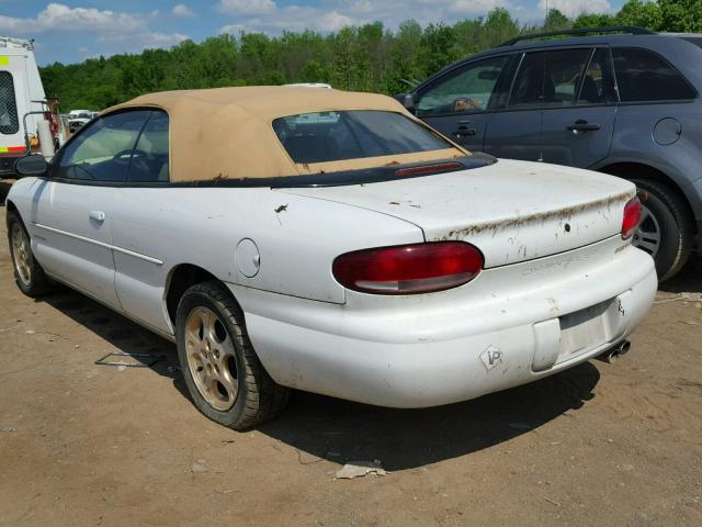 3C3EL55HXXT548212 - 1999 CHRYSLER SEBRING JX WHITE photo 3