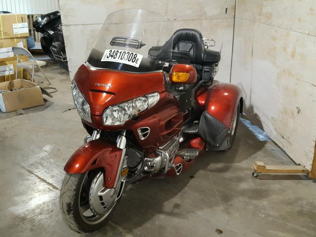 1HFSC47H58A703950 - 2008 HONDA GL1800 BURGUNDY photo 2