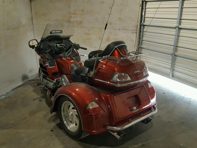 1HFSC47H58A703950 - 2008 HONDA GL1800 BURGUNDY photo 3