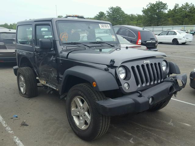 1C4AJWAG9GL297942 - 2016 JEEP WRANGLER S BLACK photo 1