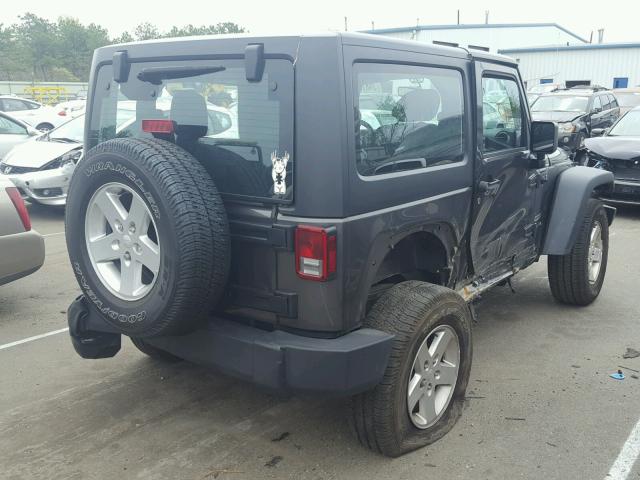 1C4AJWAG9GL297942 - 2016 JEEP WRANGLER S BLACK photo 4