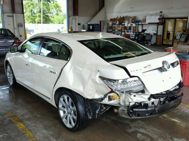 1G4GJ5E30CF314823 - 2012 BUICK LACROSSE T WHITE photo 3