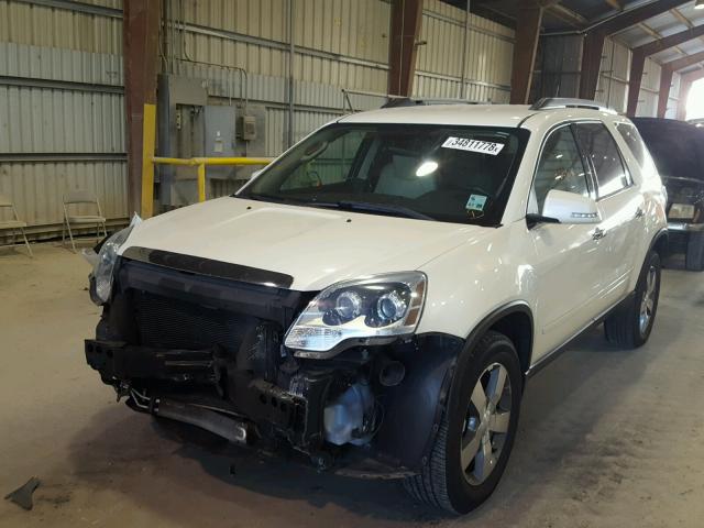 1GKKRRED0BJ337073 - 2011 GMC ACADIA SLT თეთრი ფოტო 2