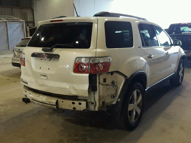 1GKKRRED0BJ337073 - 2011 GMC ACADIA SLT თეთრი ფოტო 4