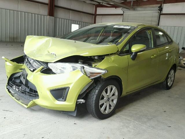 3FADP4BJ6DM186033 - 2013 FORD FIESTA SE GREEN photo 2