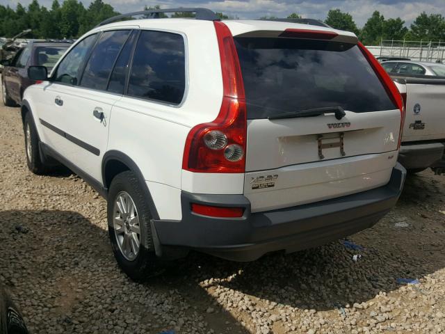 YV4CZ592161257785 - 2006 VOLVO XC90 WHITE photo 3